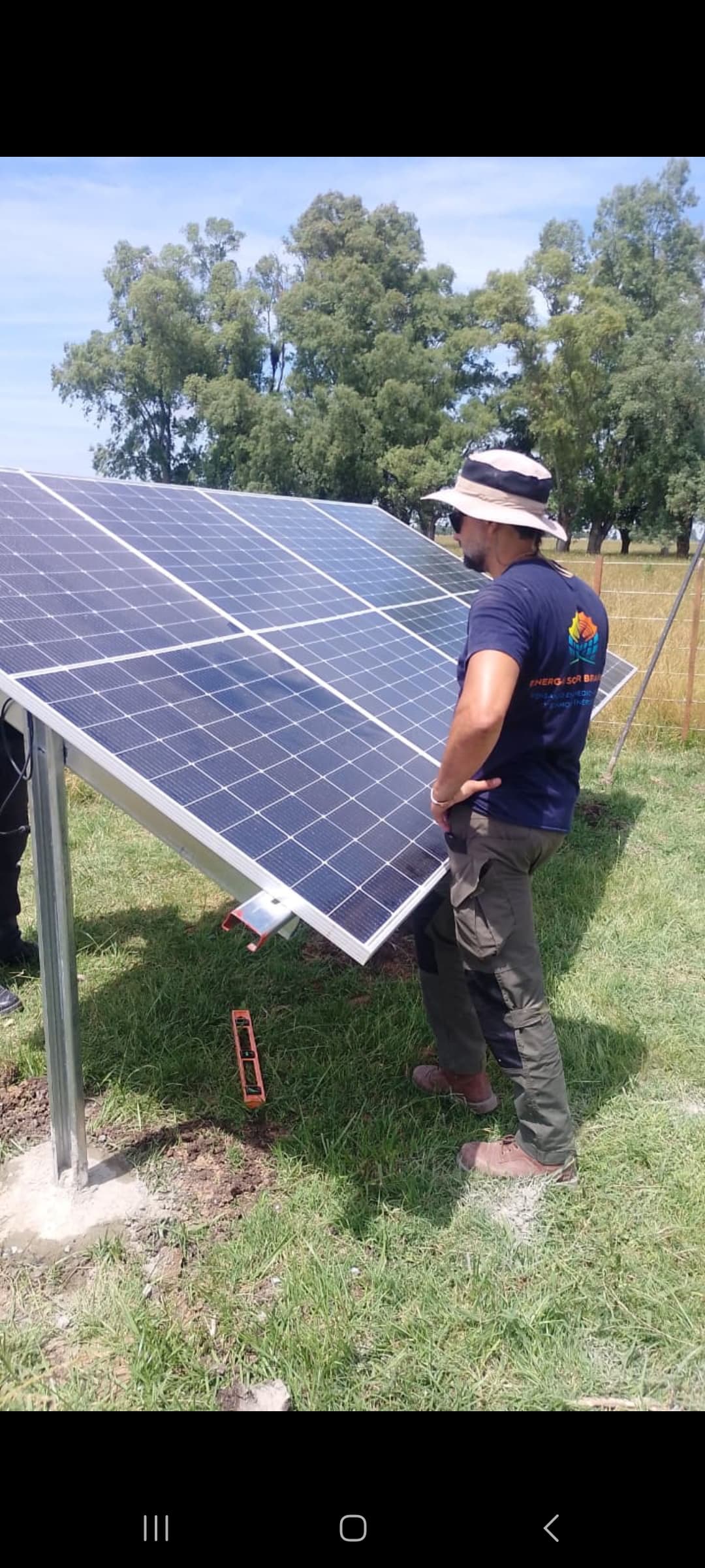 Instalación solar - Pablo Suárez - Estancia La Ñata